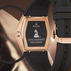 Bulova Stainless Steel Latin Grammy Mens Watch Watch 97A163