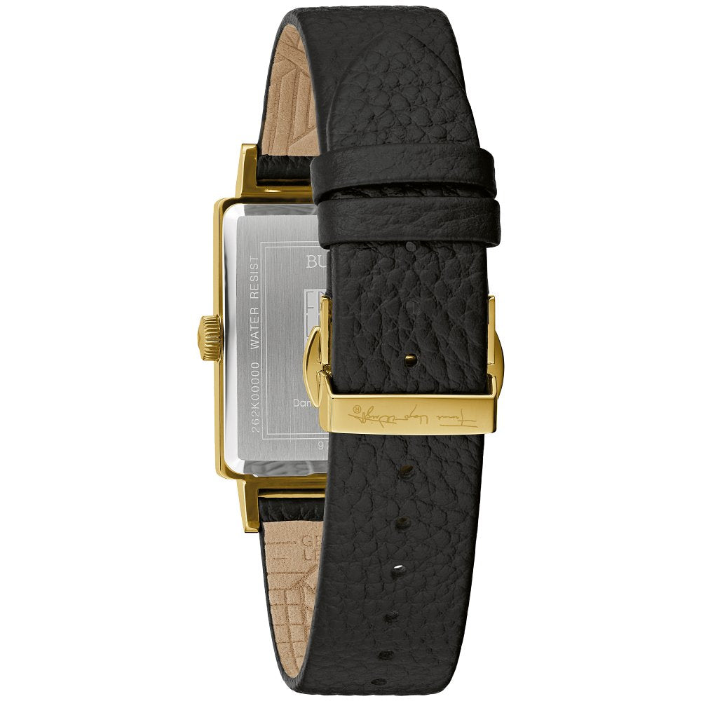 Bulova Stainless Steel Frank Lloyd Wright Mens Watch Watch 97A176