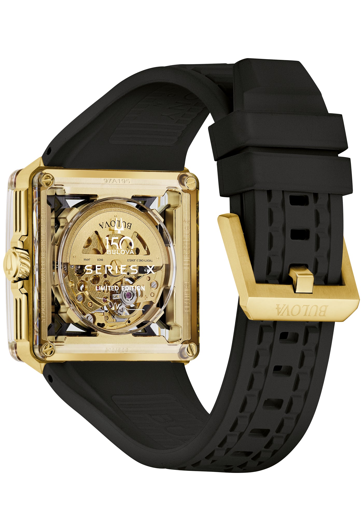Bulova Stainless Steel Luxury Mens Watch Watch 97A195