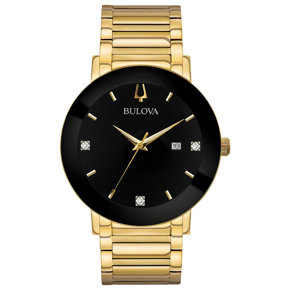 Bulova Stainless Steel Modern BUL Mens Watch Watch 97D116