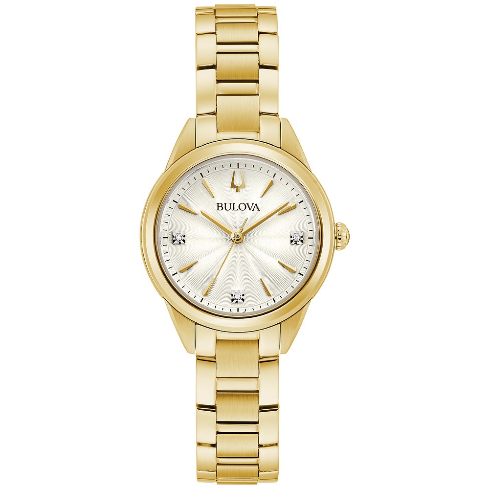 Bulova Stainless Steel Dress/Classic BUL Ladies Watch Watch 97P150