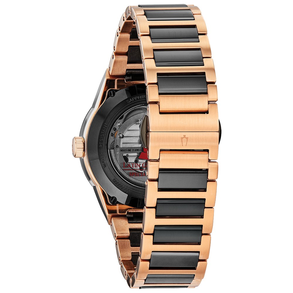 Bulova Stainless Steel Latin Grammy Mens Watch Watch 98A236