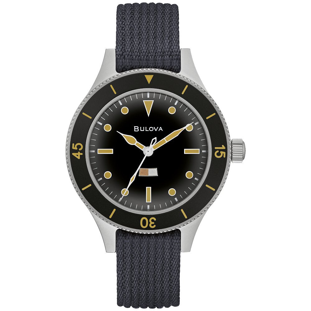 Bulova Stainless Steel Heritage Mens Watch Watch 98A266