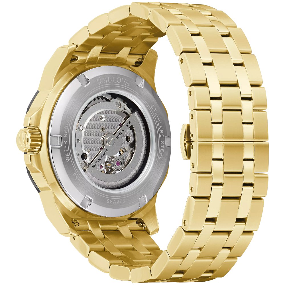 Bulova Stainless Steel Performance Mens Watch Watch 98A273