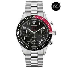 Bulova Stainless Steel Heritage Mens Watch Watch 98B451