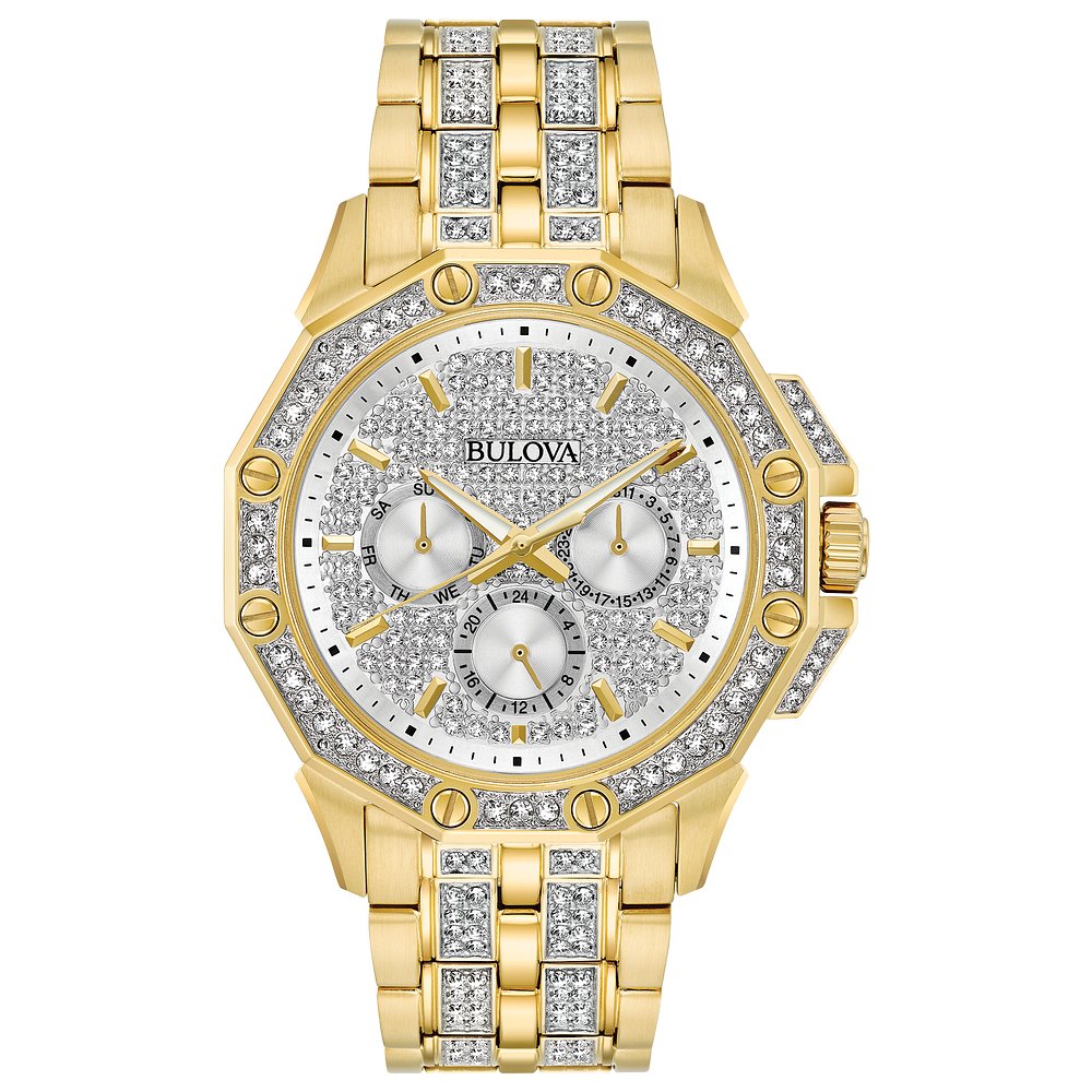 Bulova Stainless Steel Dress/Classic BUL Mens Watch Watch 98C126