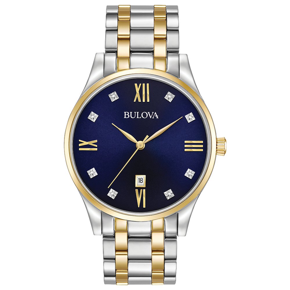 Bulova Stainless Steel Dress/Classic BUL Mens Watch Watch 98D130