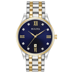 Bulova Stainless Steel Dress/Classic BUL Mens Watch Watch 98D130
