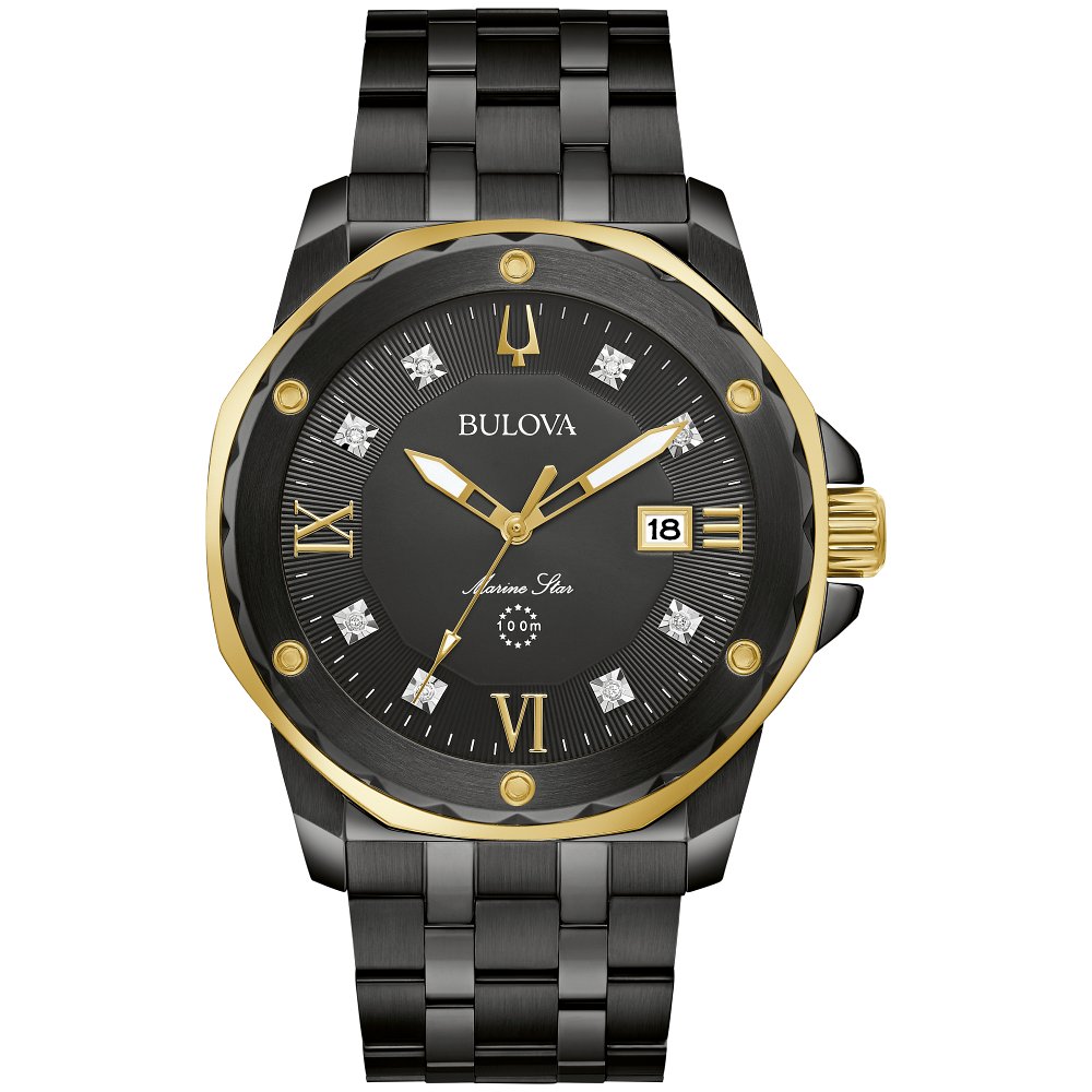 Bulova Stainless Steel Performance Mens Watch Watch 98D176