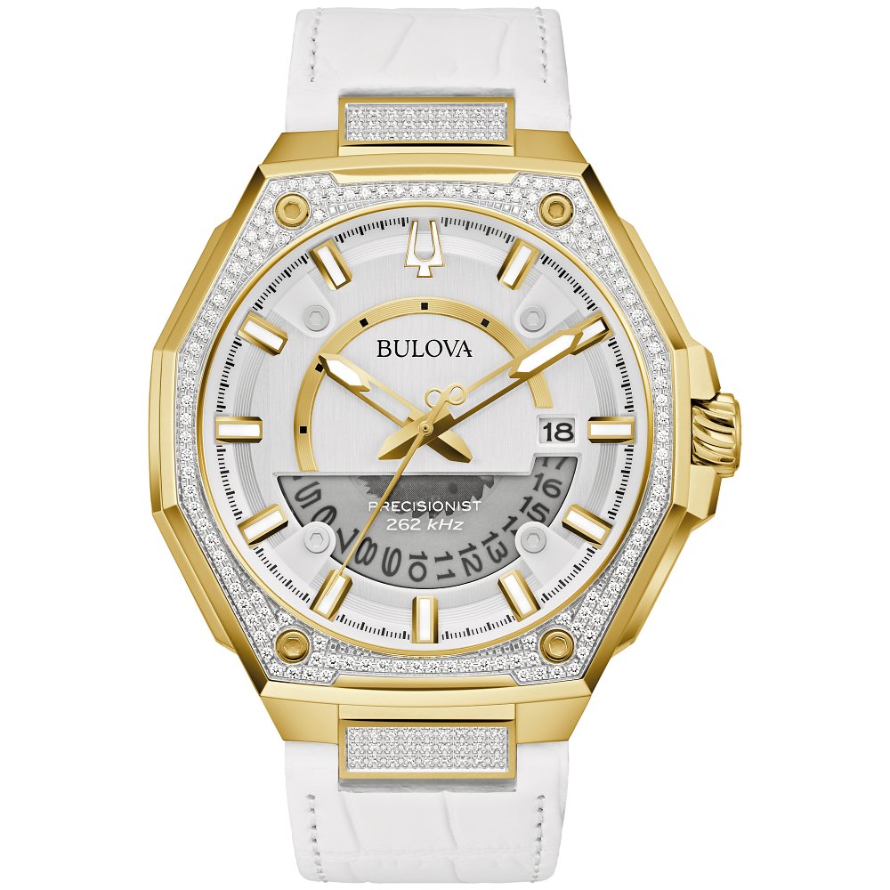 Bulova Stainless Steel Luxury Mens Watch Watch 98J119