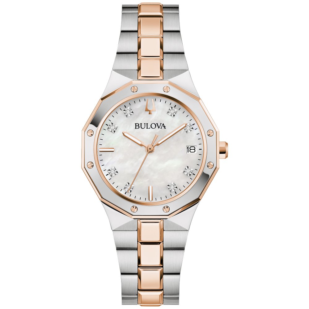Bulova Stainless Steel Dress/Classic BUL Ladies Watch Watch 98P235
