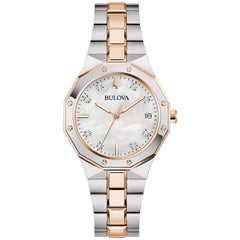 Bulova Stainless Steel Dress/Classic BUL Ladies Watch Watch 98P235