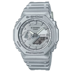 G-Shock GA2100FF-8A Retro Futuristic Metallic Silver Casioak