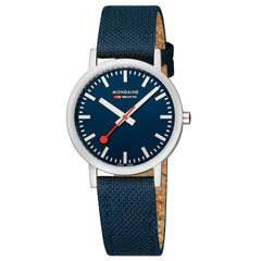 Mondaine Classic Deep Ocean Blue Textile, 36 mm A660.30314.40SBD