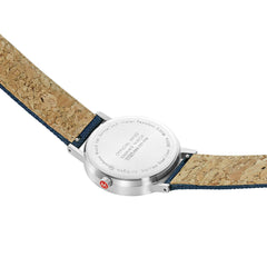 Mondaine Classic Deep Ocean Blue Textile, 36 mm A660.30314.40SBD