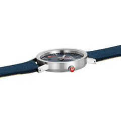 Mondaine Classic Deep Ocean Blue Textile, 36 mm A660.30314.40SBD