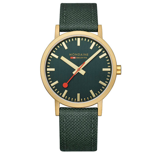 Mondaine Classic Forest Green Textile, 40 mm A660.30360.60SBS