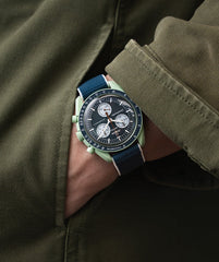 Delugs Delcro Navy/White Fabric Strap