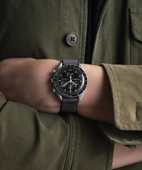 Delugs Delcro Grey/Black Fabric Strap