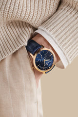 Patrimony retrograde day-date 4000U/000R-B516 42.5 mm Pink Gold