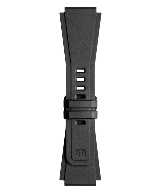 BR-03 BLACK RUBBER STRAP