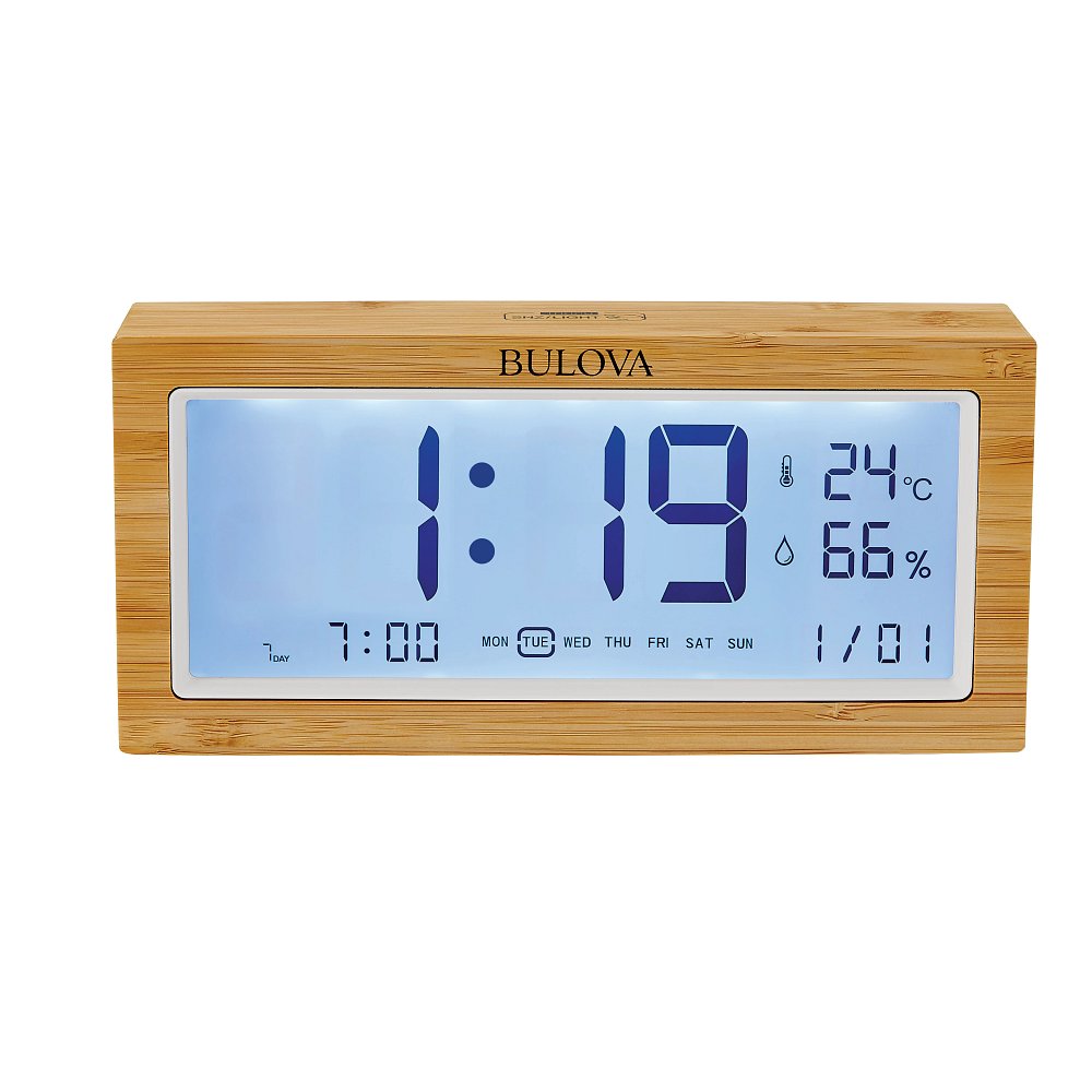 Bulova Table Top TRAVEL CLOCK Clock Watch B1375