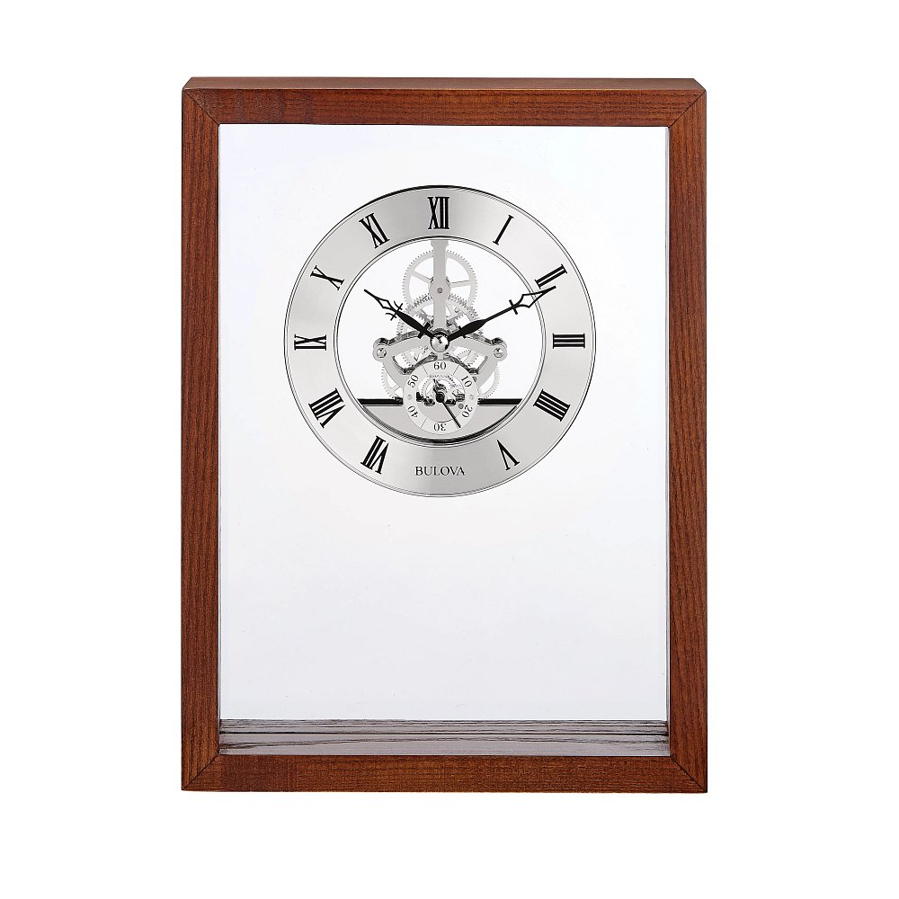 Bulova Table Top Skeleton Clock Watch B1722