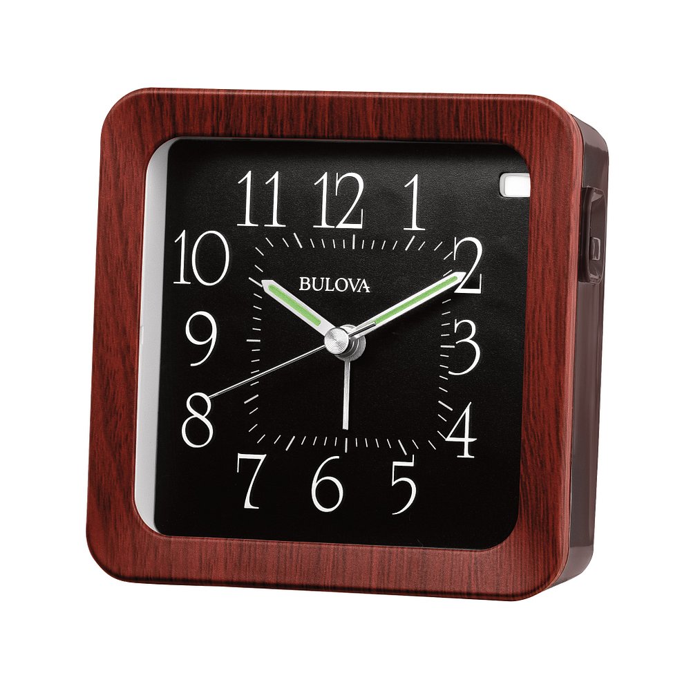 Bulova Table Top Alarm Clock Watch B1870