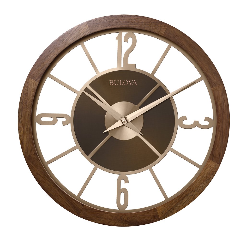 Bulova Table Top Holiday Clock Watch B1877