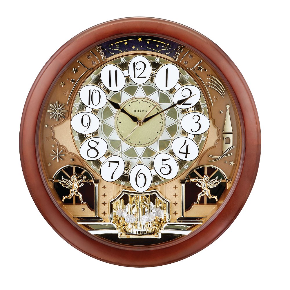 Bulova Strike and Chime Mantle Clock Watch B1932