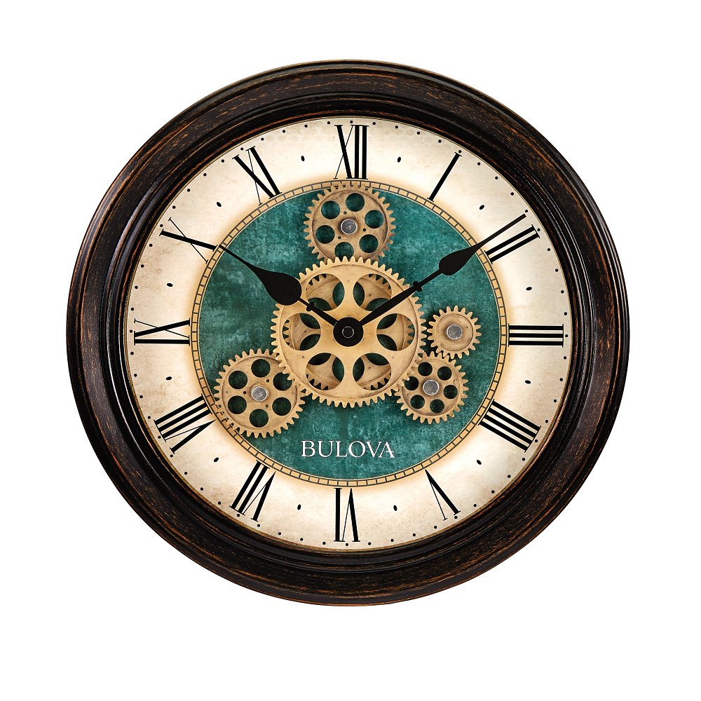 Bulova Table Top Desk Clock Watch B2454