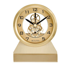 Bulova Table Top Desk Clock Watch B7590