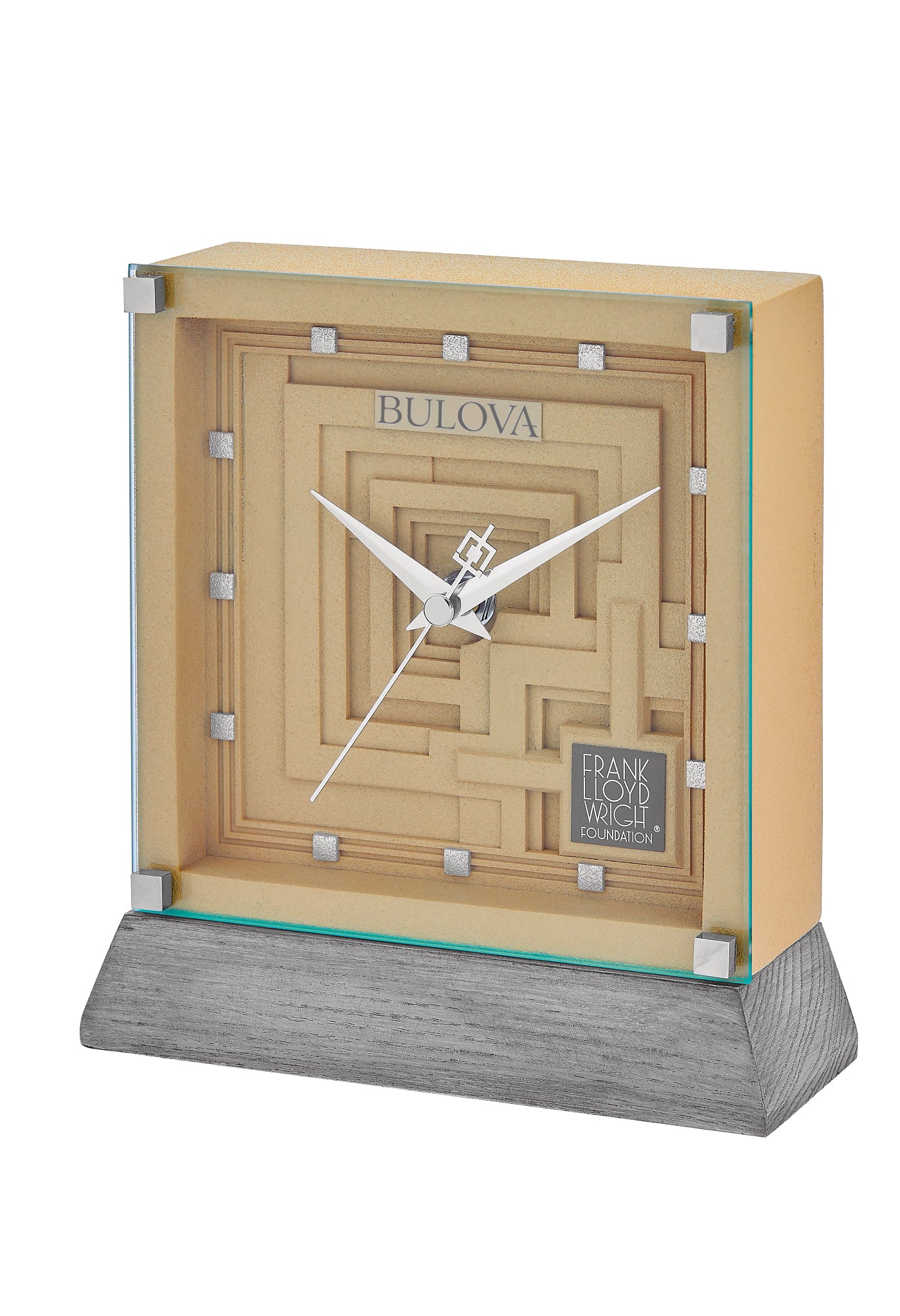 Bulova Frank Lloyd Wright - C Clock Watch B7755