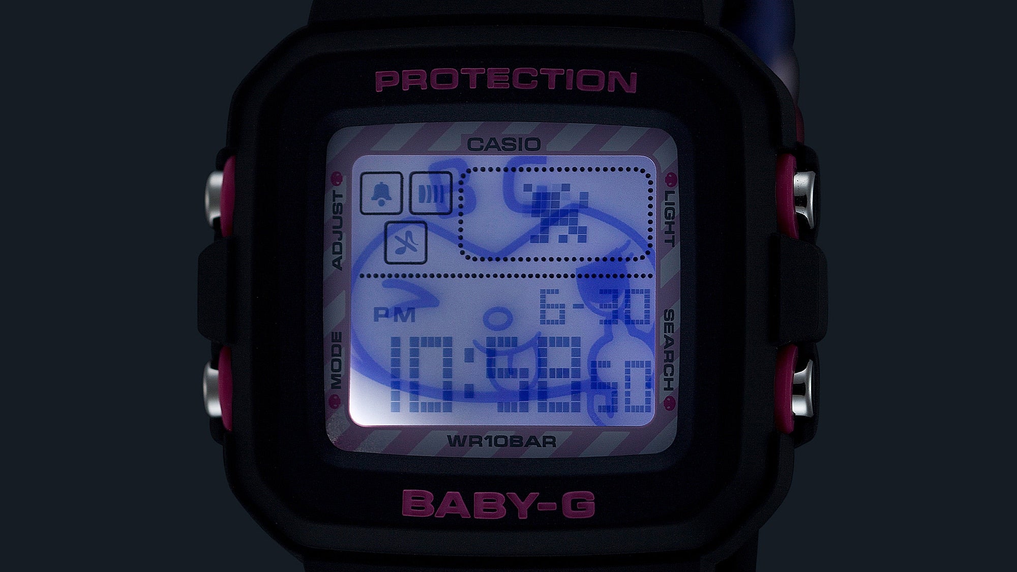 G-Shock BABY-G＋PLUS KUROMI COLLABORATION MODEL BGD-10 Series BGD10KKM-1