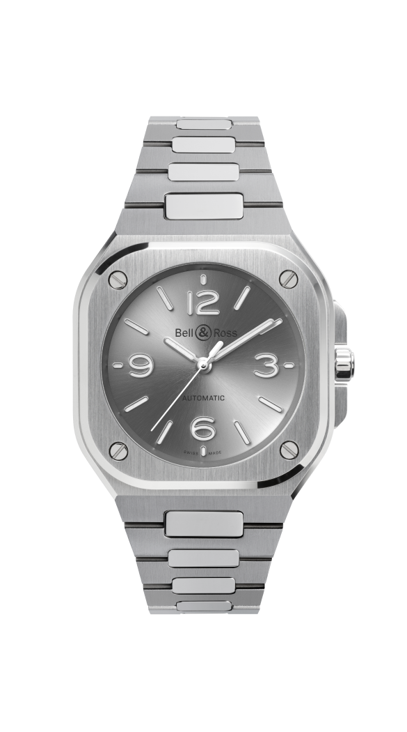 BR-05 36 mm Grey Steel 36 mm Watch BR05A-S-GR-ST/SST