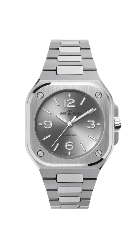 BR-05 36 mm Grey Steel 36 mm Watch BR05A-S-GR-ST/SST