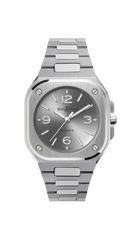 BR-05 36 mm Grey Steel 36 mm Watch BR05A-S-GR-ST/SST