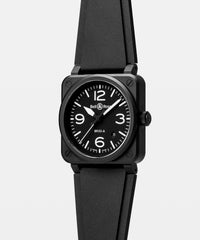 BR-03 Black Matte 41 MM Watch BR03A-BL-CE/SRB