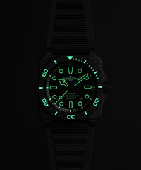 BR-03 Diver Lum Outline 42 MM Watch BR03A-D-OL-CE/SRB