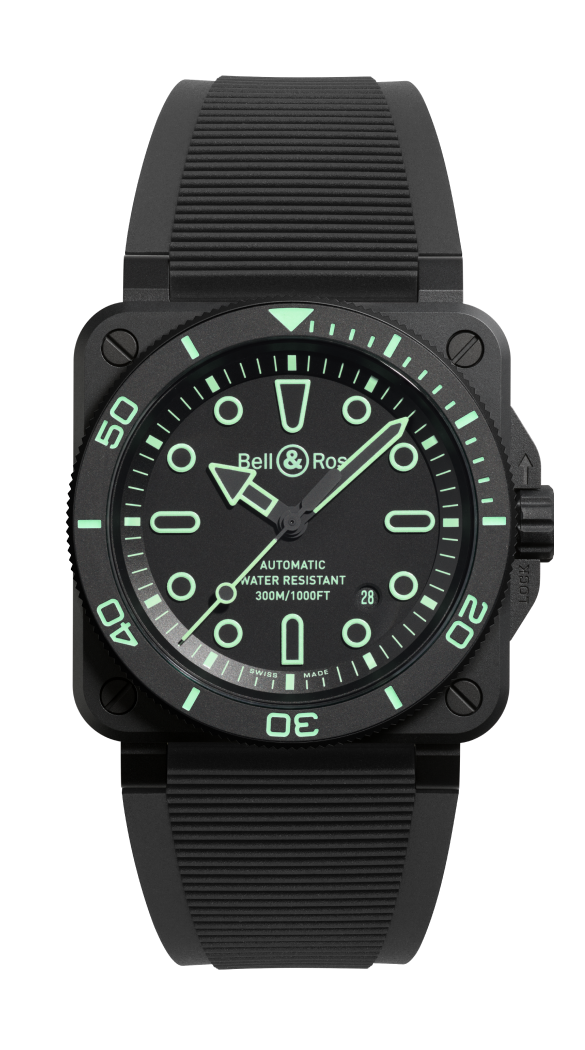 BR-03 Diver Lum Outline 42 MM Watch BR03A-D-OL-CE/SRB