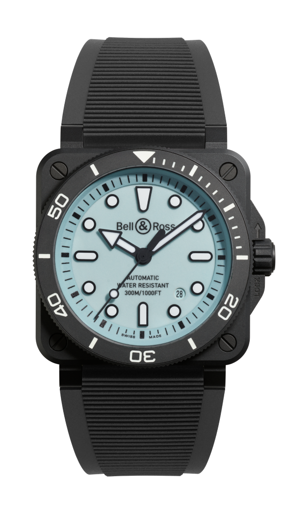 BR-03 Diver Full Lum Ceramic 42 mm Watch BR03A-D-LM-CE/SRB