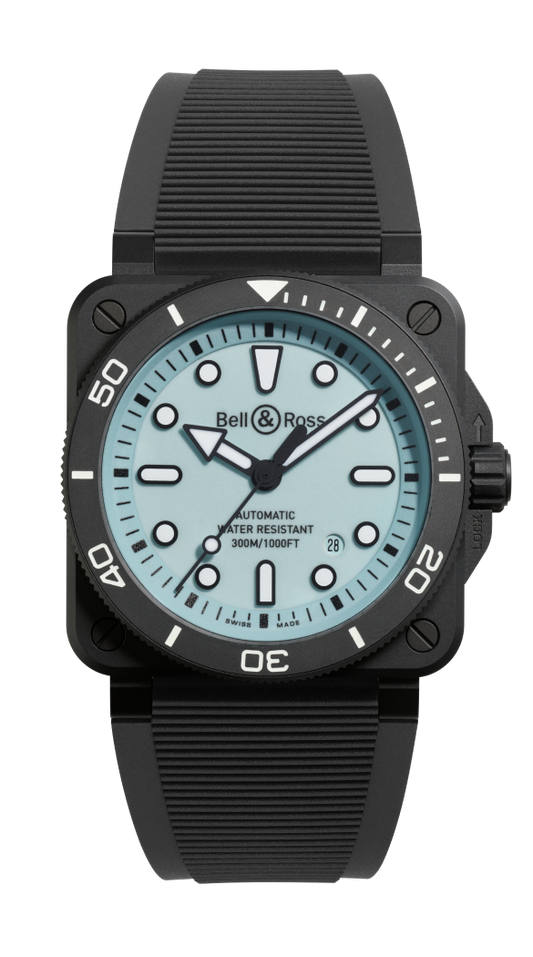 BR-03 Diver Full Lum Ceramic 42 mm Watch BR03A-D-LM-CE/SRB