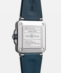 BR-03 Diver Blue Steel 42 mm Watch BR03A-D-BLU-ST/SRB