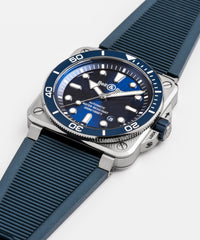 BR-03 Diver Blue Steel 42 mm Watch BR03A-D-BLU-ST/SRB