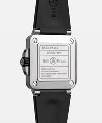 BR-03 Diver White Steel 42 mm Watch BR03A-D-WH-ST/SRB