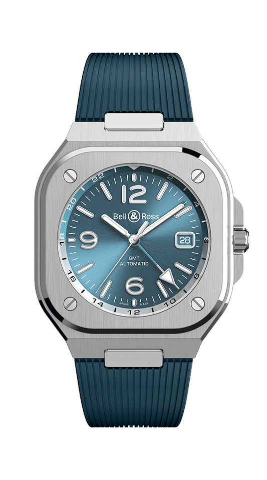BR-05 GMT Sky Blue 41 MM Watch BR05G-PB-ST/SRB