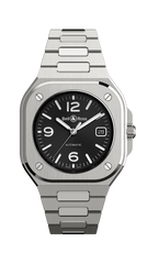 BR-05 Black Steel 40 MM Watch BR05A-BL-ST/SST