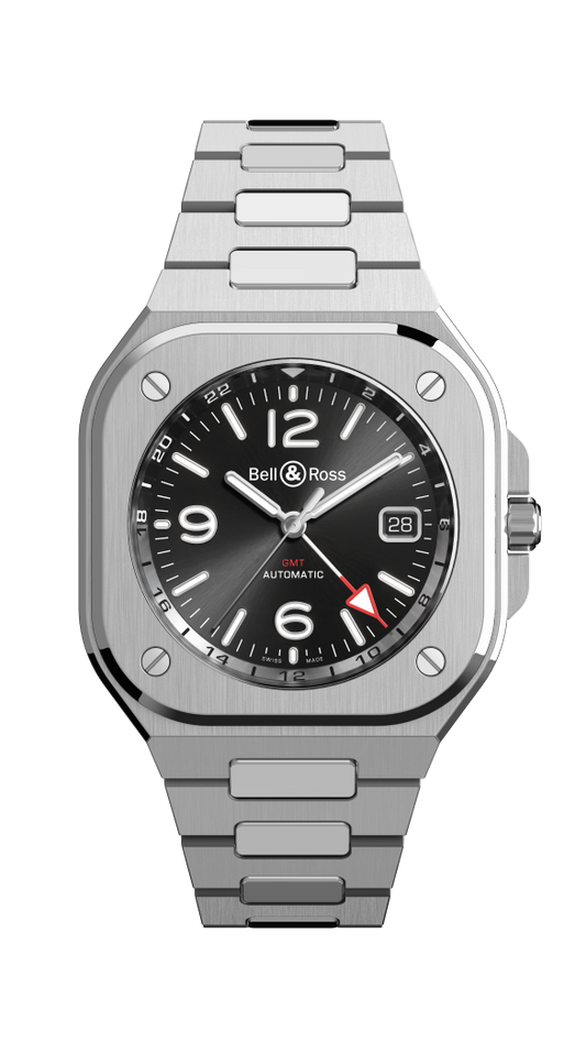 BR-05 GMT Black 41 MM Watch BR05G-BL-ST/SST