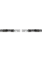 Bulova Sterling Silver 925 Performance Jewelry Mens Bracelet BVB1026-WSBF
