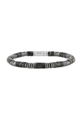 Bulova Sterling Silver 925 Performance Jewelry Mens Bracelet BVB1026-WSBF